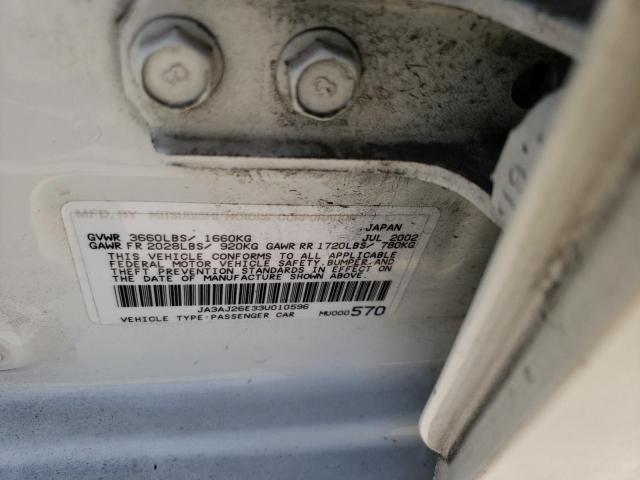 Photo 10 from auction – 2003 MITSUBISHI LANCER ES with VIN JA3AJ26E33U010596