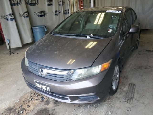 Photo 2 from auction – 2012 HONDA CIVIC EX with VIN 19XFB2F83CE346875