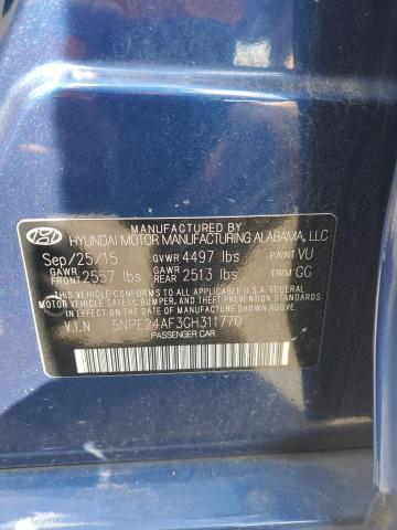 Photo 10 from auction – 2016 HYUNDAI SONATA SE with VIN 5NPE24AF3GH311770