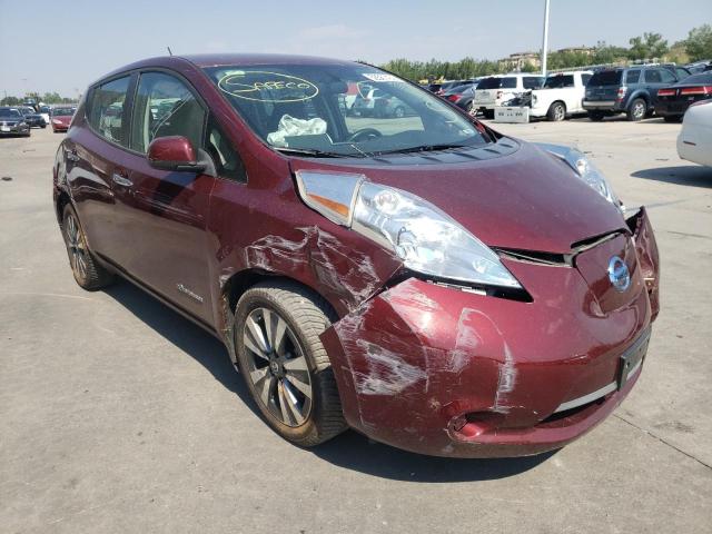 NISSAN LEAF S 2017 with VIN 1N4BZ0CP5HC305260 - Photo from auction