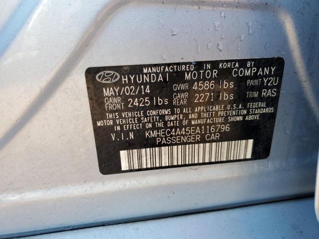 Photo 10 from auction – 2014 HYUNDAI SONATA HYB with VIN KMHEC4A45EA116796