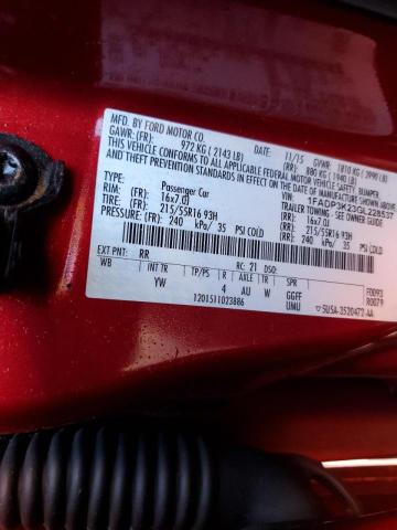 Photo 10 from auction – 2016 FORD FOCUS SE with VIN 1FADP3K23GL228537