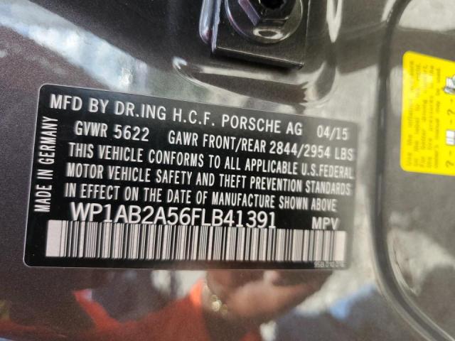 Photo 10 from auction – 2015 PORSCHE MACAN S with VIN WP1AB2A56FLB41391