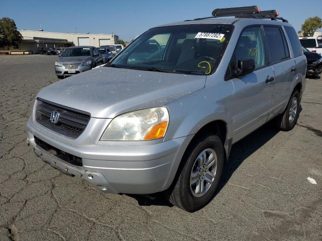 Photo 2 from auction – 2005 HONDA PILOT EXL with VIN 2HKYF18675H521663