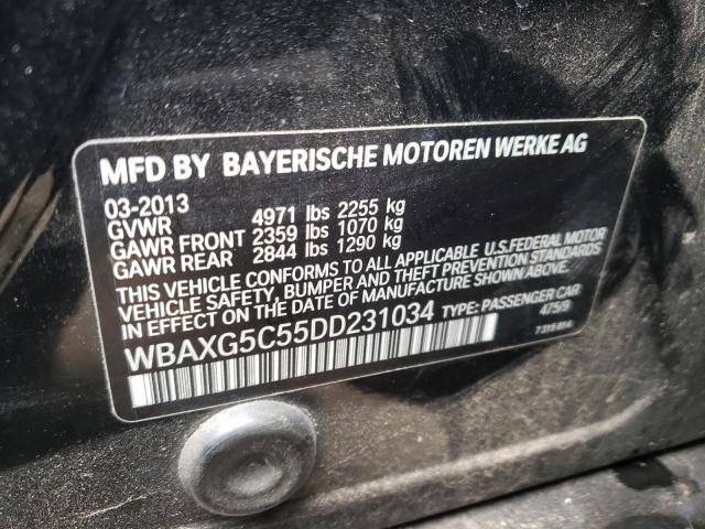Photo 10 from auction – 2013 BMW 528 I with VIN WBAXG5C55DD231034