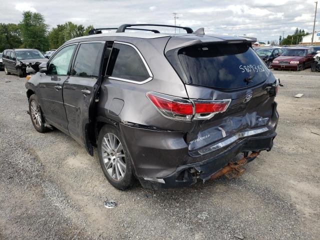 Photo 3 from auction – 2015 TOYOTA HIGHLANDER with VIN 5TDJKRFH4FS175583