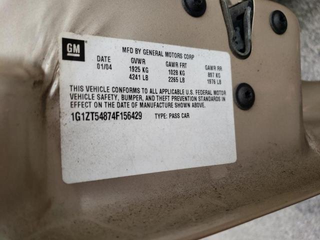 Photo 10 from auction – 2004 CHEVROLET MALIBU LS with VIN 1G1ZT54874F156429