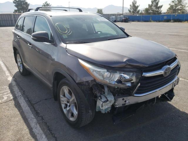 TOYOTA HIGHLANDER 2015 with VIN 5TDDKRFH7FS186154 - Photo from auction