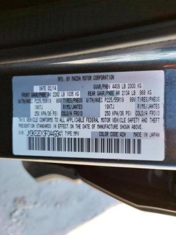Photo 10 from auction – 2015 MAZDA CX-5 GT with VIN JM3KE2DY3F0449341