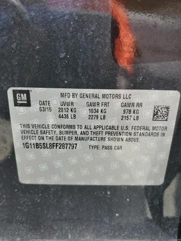 Photo 10 from auction – 2015 CHEVROLET MALIBU LS with VIN 1G11B5SL8FF287797