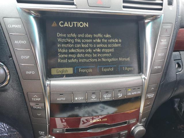 Photo 9 from auction – 2007 LEXUS LS 460 with VIN JTHBL46F475032383