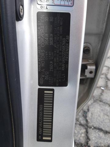 Photo 10 from auction – 2013 KIA FORTE EX with VIN KNAFU4A22D5687669
