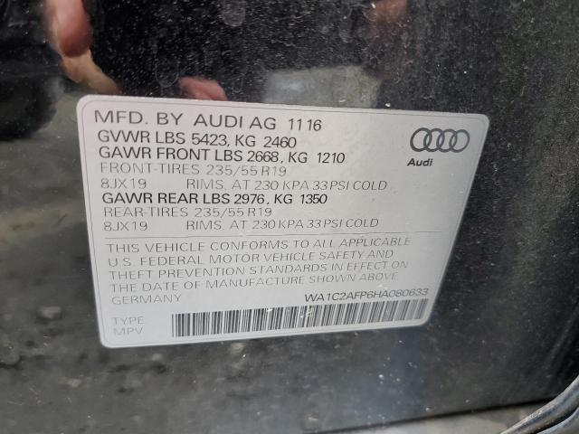Photo 10 from auction – 2017 AUDI Q5 PREMIUM with VIN WA1C2AFP6HA080633