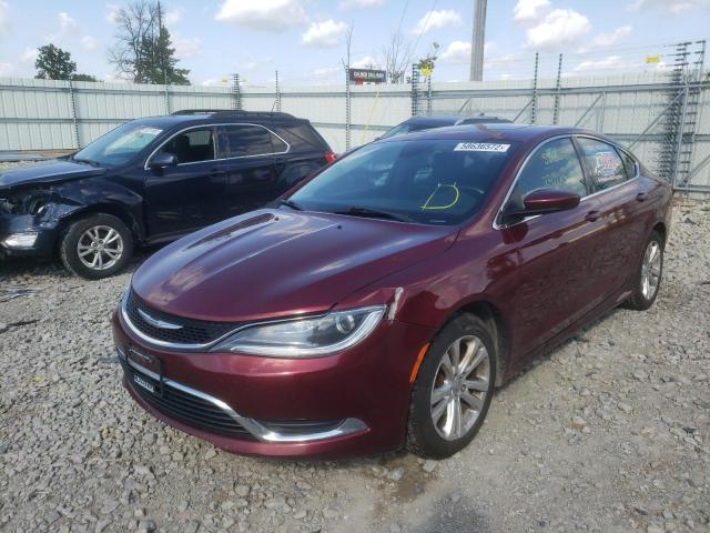Photo 2 from auction – 2015 CHRYSLER 200 LIMITE with VIN 1C3CCCABXFN533172