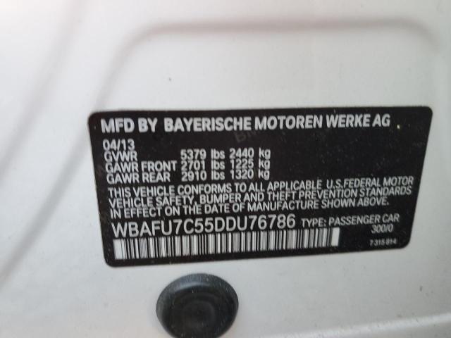 صورة رقم 10 من المزاد - 2013 BMW 535 XI مع VIN WBAFU7C55DDU76786