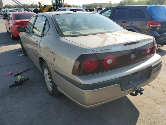 Photo 3 from auction – 2003 CHEVROLET IMPALA 4D with VIN 2G1WF52E039432847