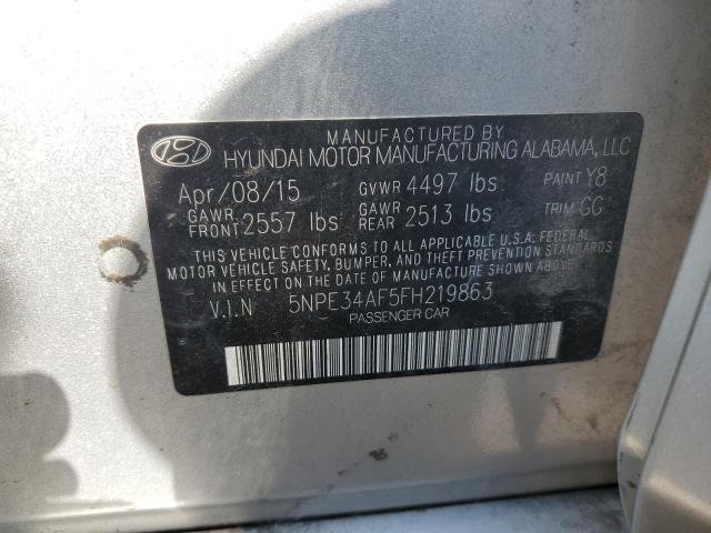 Photo 10 from auction – 2015 HYUNDAI SONATA SPO with VIN 5NPE34AF5FH219863