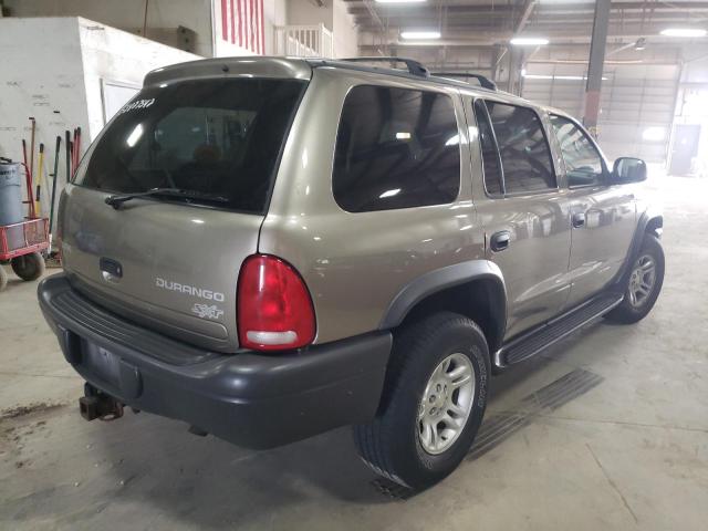 Photo 4 from auction – 2003 DODGE DURANGO SP with VIN 1D4HS38N53F625626