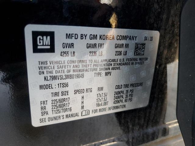 Photo 10 from auction – 2021 CHEVROLET TRAILBLAZE with VIN KL79MVSL3MB019049