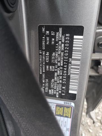 Photo 10 from auction – 2014 KIA OPTIMA EX with VIN 5XXGN4A71EG320338