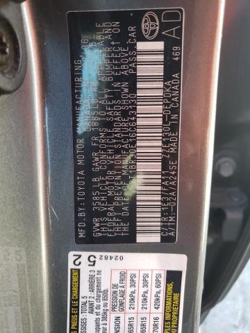 Photo 10 from auction – 2006 TOYOTA COROLLA CE with VIN 2T1BR30E16C643130
