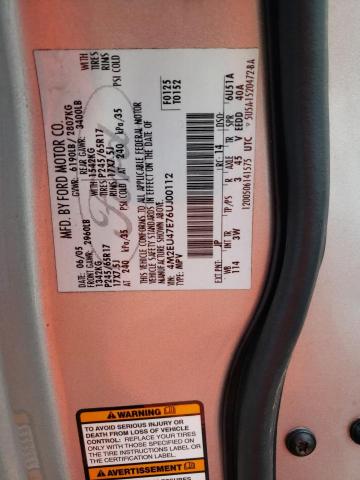 Photo 10 from auction – 2006 MERCURY MOUNTAINEE with VIN 4M2EU47E76UJ00112