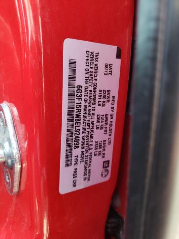 Photo 10 from auction – 2014 CHEVROLET SS with VIN 6G3F15RW8EL924898