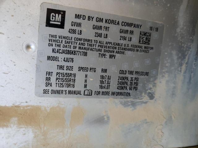 Photo 10 from auction – 2019 BUICK ENCORE PRE with VIN KL4CJASB6KB771708