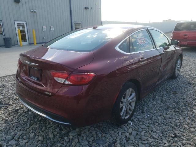 Photo 4 from auction – 2015 CHRYSLER 200 LIMITE with VIN 1C3CCCABXFN533172