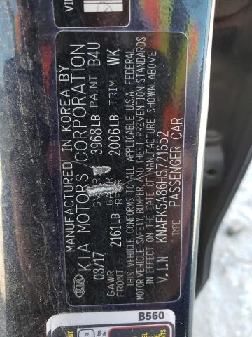Photo 10 from auction – 2017 KIA FORTE LX with VIN KNAFK5A86H5721652