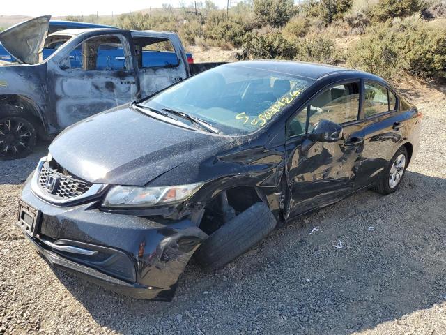 Photo 2 from auction – 2013 HONDA CIVIC LX with VIN 19XFB2F54DE295099