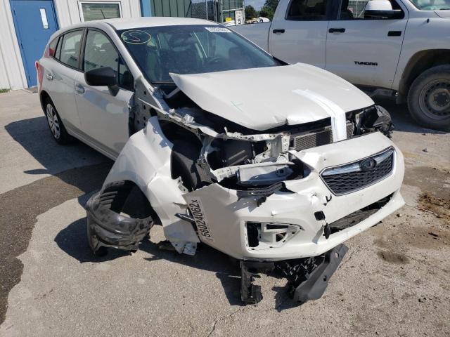 SUBARU IMPREZA 2017 with VIN 4S3GTAA61H3750970 - Photo from auction
