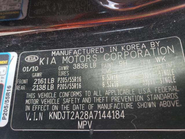 Photo 10 from auction – 2010 KIA SOUL + with VIN KNDJT2A28A7144184