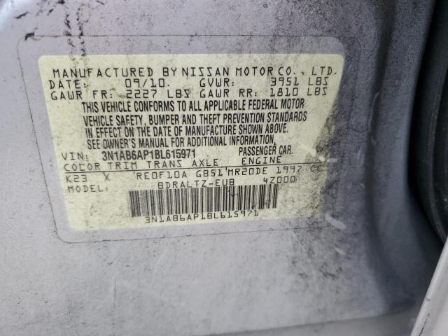 Foto 10 de la subasta – 2011 NISSAN SENTRA 2.0 con VIN 3N1AB6AP1BL615971