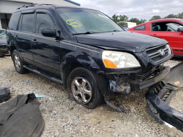 HONDA PILOT EX 2004 with VIN 2HKYF18474H551551 - Photo from auction