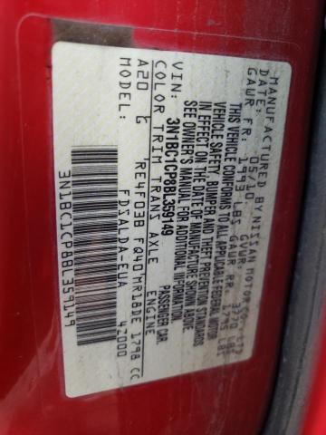 Photo 10 from auction – 2011 NISSAN VERSA with VIN 3N1BC1CP8BL359149