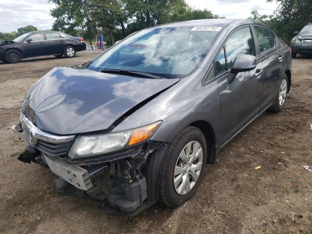 Photo 2 from auction – 2012 HONDA CIVIC LX with VIN 19XFB2F51CE368153