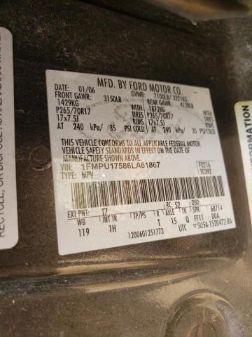 Photo 10 from auction – 2006 FORD EXPEDITION with VIN 1FMPU17586LA61867