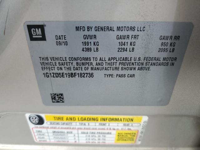 Photo 10 from auction – 2011 CHEVROLET MALIBU 2LT with VIN 1G1ZD5E19BF182736