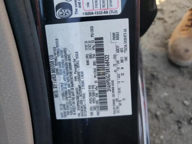Photo 10 from auction – 2011 FORD FUSION SEL with VIN 3FAHP0JG7BR168432