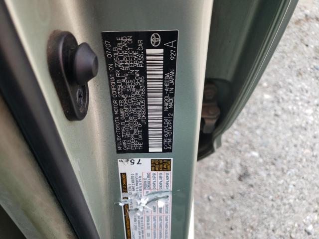 Photo 10 from auction – 2007 TOYOTA PRIUS with VIN JTDKB20U577683185