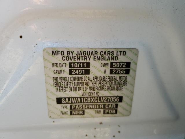 Photo 10 from auction – 2012 JAGUAR XJ with VIN SAJWA1CBXCLV27056