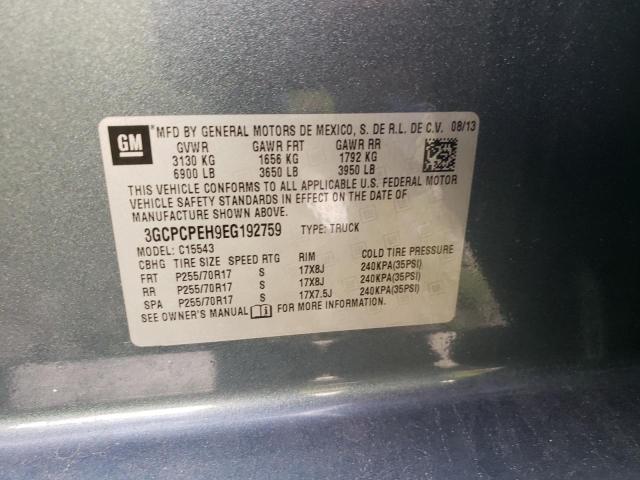 Photo 10 from auction – 2014 CHEVROLET SILVERADO with VIN 3GCPCPEH9EG192759