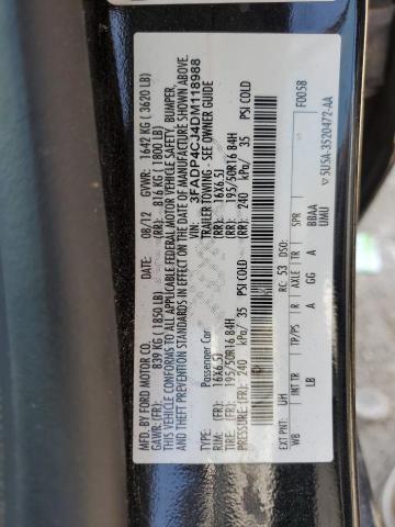 Photo 10 from auction – 2013 FORD FIESTA TIT with VIN 3FADP4CJ4DM118988