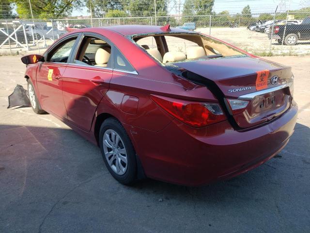 Photo 3 from auction – 2012 HYUNDAI SONATA GLS with VIN 5NPEB4AC6CH484103