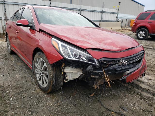 HYUNDAI SONATA SPO 2017 with VIN 5NPE34AF5HH480638 - Photo from auction