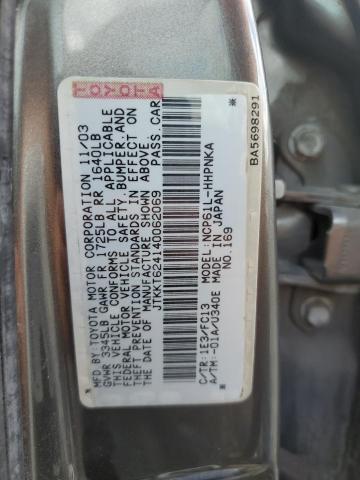Photo 10 from auction – 2004 TOYOTA SCION XA with VIN JTKKT624140062069