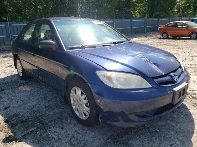 HONDA CIVIC LX 2004 with VIN 2HGES15554H604298 - Photo from auction