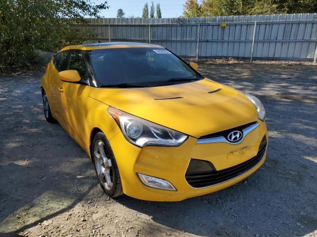 HYUNDAI VELOSTER 2013 with VIN KMHTC6AD8DU093269 - Photo from auction