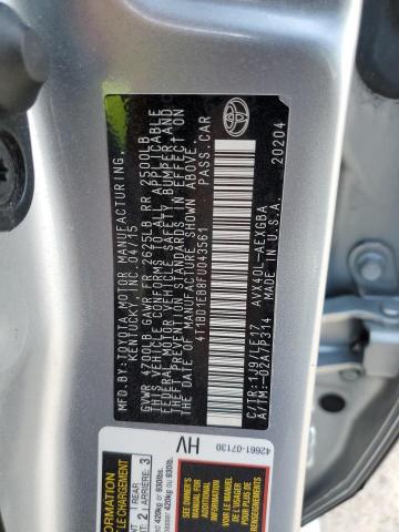 Photo 10 from auction – 2015 TOYOTA AVALON HYB with VIN 4T1BD1EB8FU043561